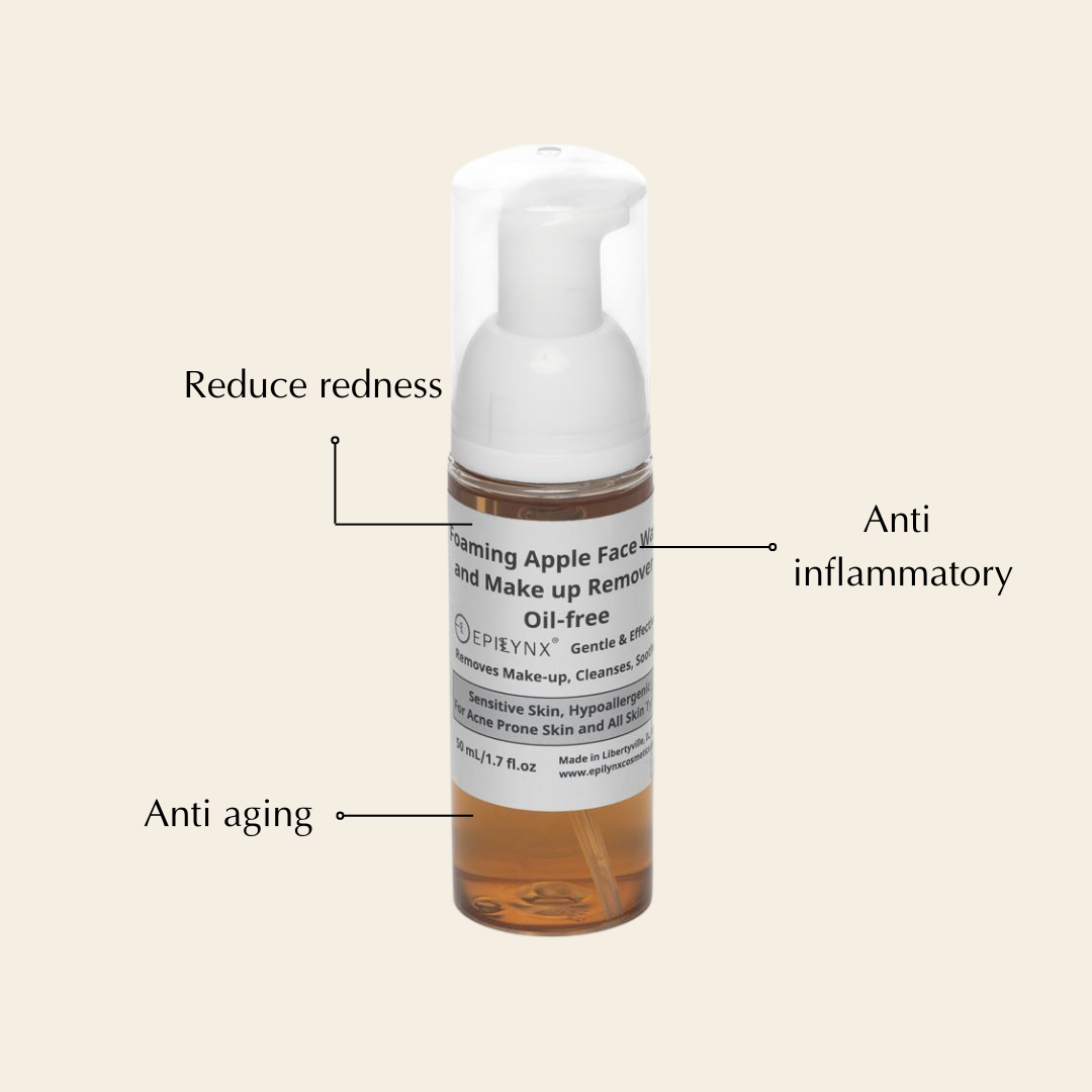 Foaming, Oil-Free Face Wash for Sensitive Skin - Safe for Eyelash Extensions