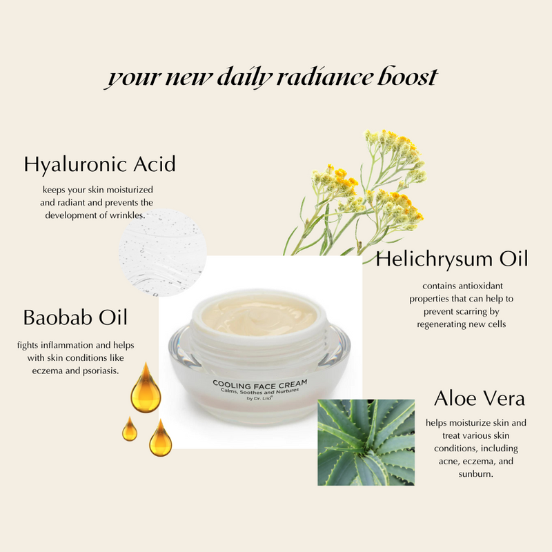 Cooling, Calming and Nurturing Face Cream for Dry Skin