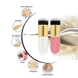 Perfect Vegan Makeup Brushes - Locks in Blush, Highlighter and Foundation