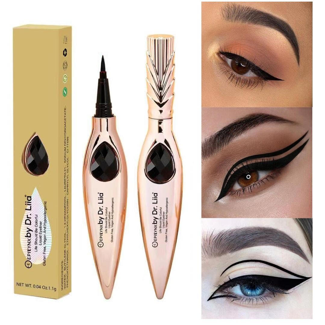 Long-Lasting Vegan Liquid Eyeliner - Waterproof & Smudge-Proof