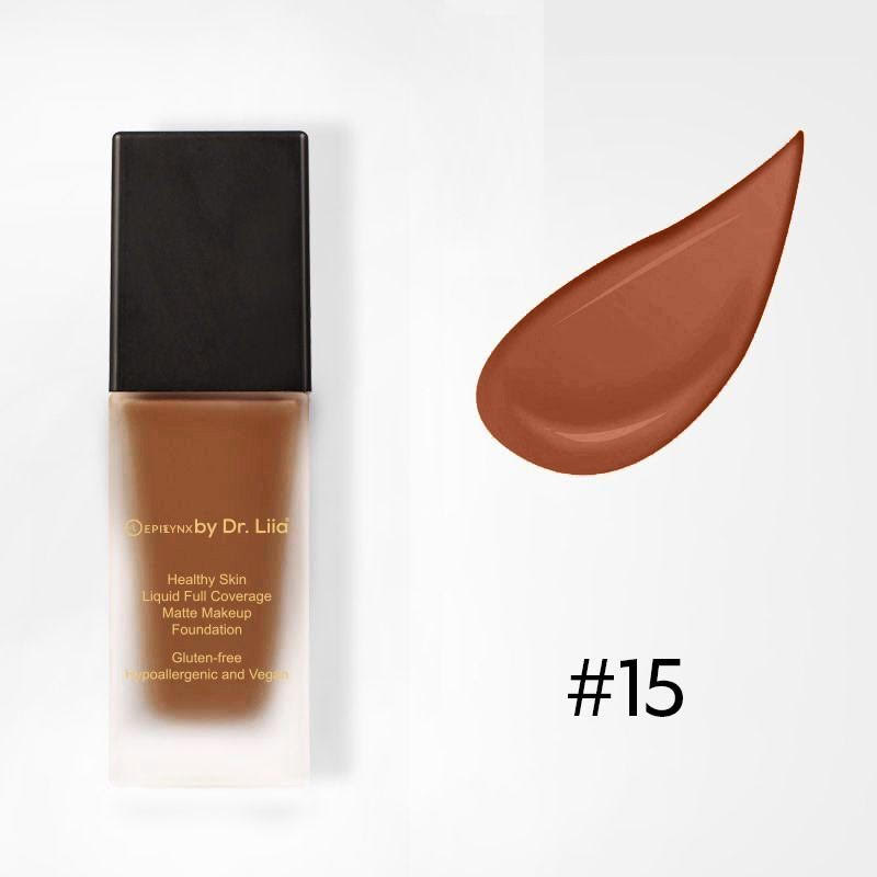 Healthy Skin Liquid Full Coverage Matte Makeup Foundation with SPF 30