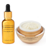Gluten-Free, Vegan Moisturizer Set for Acne Prone Skin and Acne Scars - Brightening