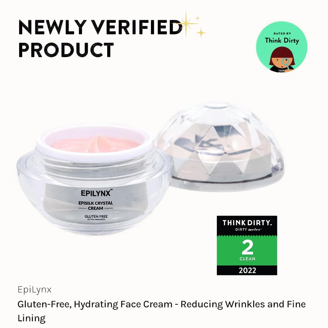 Vegan EpiSilk, Crystal Wrinkle Smoothing Face Cream - Intense Brightening and Firming Wrinkle Fix for Sensitive Skin