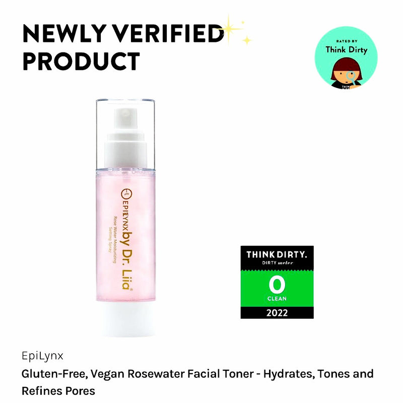 Gluten-Free, Hypoallergenic, Vegan Rosewater Facial Toner - Hydrates, Tones and Refines Pores