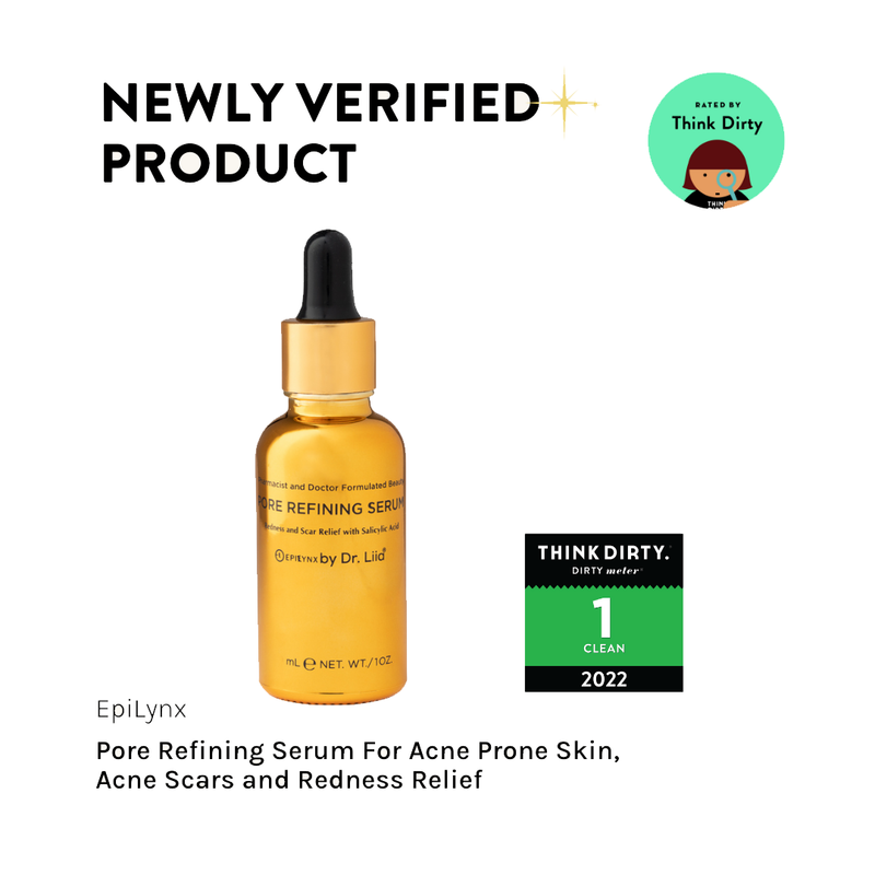 Gluten-Free, Hypoallergenic, Vegan Pore Refining Serum - Acne Scars and Redness Relief